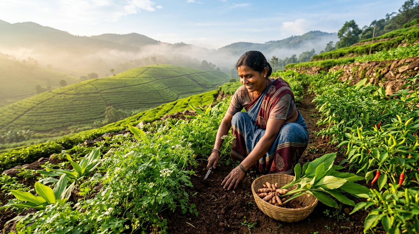 Organic Spice Farmer in Gujarat
